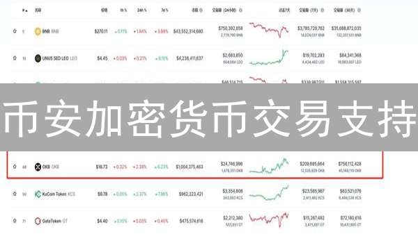 币安加密货币交易支持：生态系统演变与币种选择指南