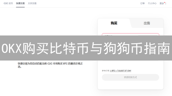 OKX购买比特币与狗狗币指南：数字资产投资策略
