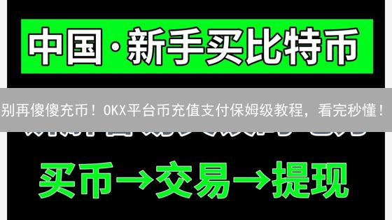别再傻傻充币！OKX平台币充值支付保姆级教程，看完秒懂！